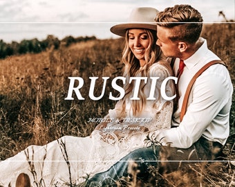 13 RUSTIEKE preset, LIGHTROOM presets, lightroom MOBILE preset, luxe preset, natuurlijk buitenfilter, Instagram blogger, Desktop Preset,