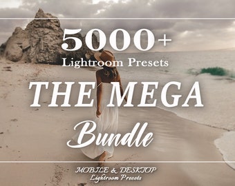 5000 Lightroom Presets BUNDLE, Natural Lifestyle Presets, Mobile Desktop Presets, Blogger Preset, Bright Clean Preset, Influencer white