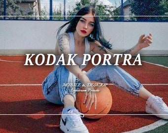 16 KODAK PORTRA Lightroom Presets, Analog Film Preset, Mobile Presets, Vintage Retro Filter, Polaroid filter Grain presets, Instagram Preset
