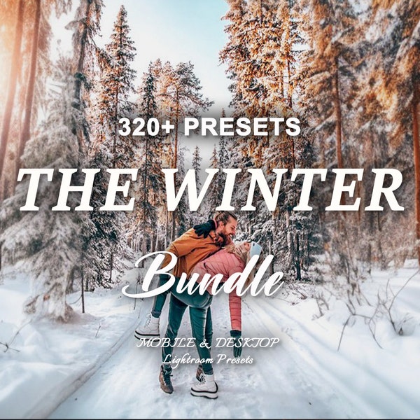 320 Winter Lightroom Presets BUNDLE, Weihnachts Presets, Winter Xmas Presets, Festliche Feiertags Presets, Influencer Foto Filter Instagram