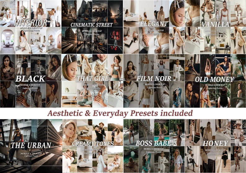 5000 Lightroom Presets Bundle, Natürliche Presets, Desktop Mobile Preset, Blogger Mobile Lightroom Preset, Clean Influencer, White Soft Preset Bild 5