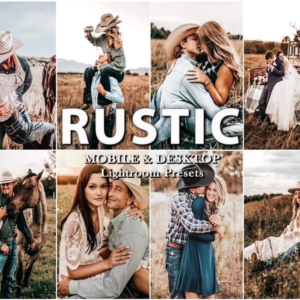 13 RUSTIC Preset,  LIGHTROOM Presets, lightroom MOBILE preset, luxury preset , natural outdoor filter, Instagram blogger , Desktop Preset,