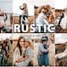 13 RUSTIC Preset,  LIGHTROOM Presets, lightroom MOBILE preset, travel preset , natural outdoor filter, Instagram blogger , Desktop Preset, 