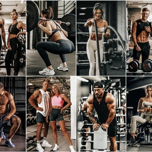 15 PRESET FITNESS, preimpostazioni LIGHTROOM per dispositivi mobili, preimpostazioni per palestra, preimpostazioni per sport, preimpostazioni per dispositivi mobili, preimpostazioni per Lightroom, preimpostazioni per Instagram, preimpostazioni per desktop immagine 9