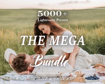 5000 MEGA Lightroom Presets Bundle, mobile Lightroom Presets, helle, frühlingshafte und sommerliche lebendige Presets, natürliche Presets, neutrale Presets