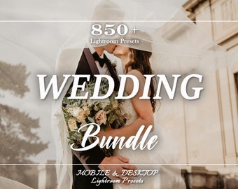 WEDDING Presets Bundle, Bride Presets, Wedding Photography, Lightroom Presets, Mobile Presets, Desktop Presets, Elegant Presets, Couple