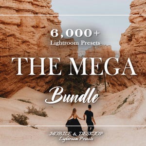 6,000+ MEGA Lightroom Presets Bundle, Summer Photo Filters for Instagram, Preset, Mobile Preset for Influencer, Desktop Moody Photo Presets