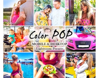 COLOR Presets, Lebendige Presets, Lightroom PRESETS, MOBILE Presets, Instagram Filter, Desktop Preset, Lightroom mobile Presets, Blogger