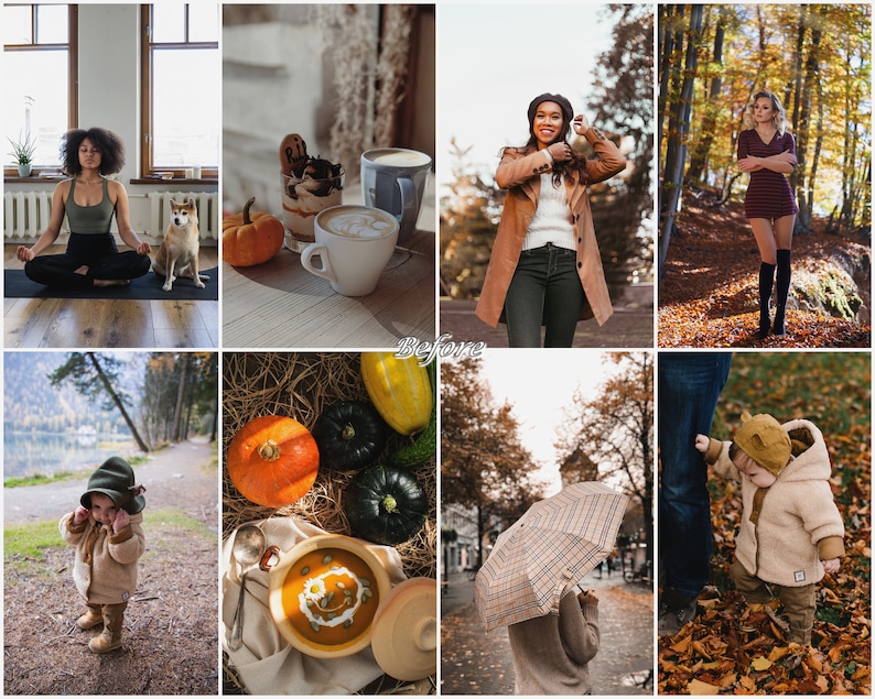 10 Mobile LIGHTROOM Presets Warm Preset Autumn Presets Etsy