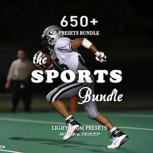 650+ Sport-Presets, Fußball-Presets, Basketball-Presets, Baseball-Presets, Fußball-Presets, Fitness-Studio-Presets, Mobile Lightroom Preset, Spieltag