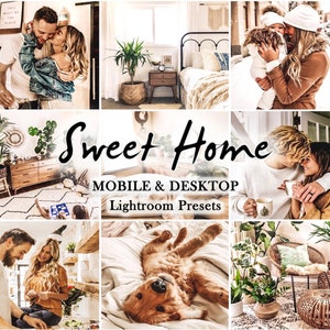 Sweet HOME -  LIGHTROOM mobile and desktop PRESETS /vsco filters, Presets for Lightroom Mobile app / warm presets / instagram filter