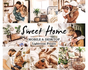 Sweet HOME -  LIGHTROOM mobile and desktop PRESETS /vsco filters, Presets for Lightroom Mobile app / warm presets / instagram filter