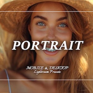 27 PORTRAIT Presets, Portrait Lightroom Presets Bundle, Mobile Preset, Desktop Presets, Influencer Lifestyle, Editorial Filter