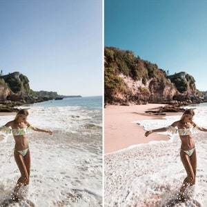 16 Lightroom Presets Mobile Presets, Instagram Presets, desktop Presets, lightroom mobile preset Magic Vacation Summer Filter imagem 7