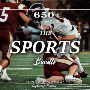 650+ Sports Presets, Sport Lightroom Presets Mobile and Desktop: Fitness, Gym & Athlete Photo Filters