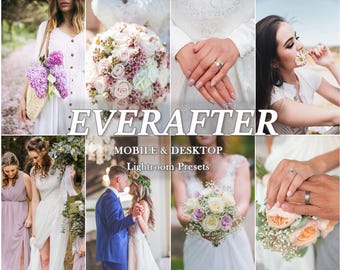 22 Bright WEDDING Presets, Wedding Lightroom Presets, Mobile Lightroom Presets, Bright Wedding Presets, Couple Preset, Light airy Preset