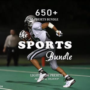 Colección completa de más de 650 ajustes preestablecidos deportivos de Lightroom para dispositivos móviles y de escritorio: mejora las fotos de Instagram y de acción.