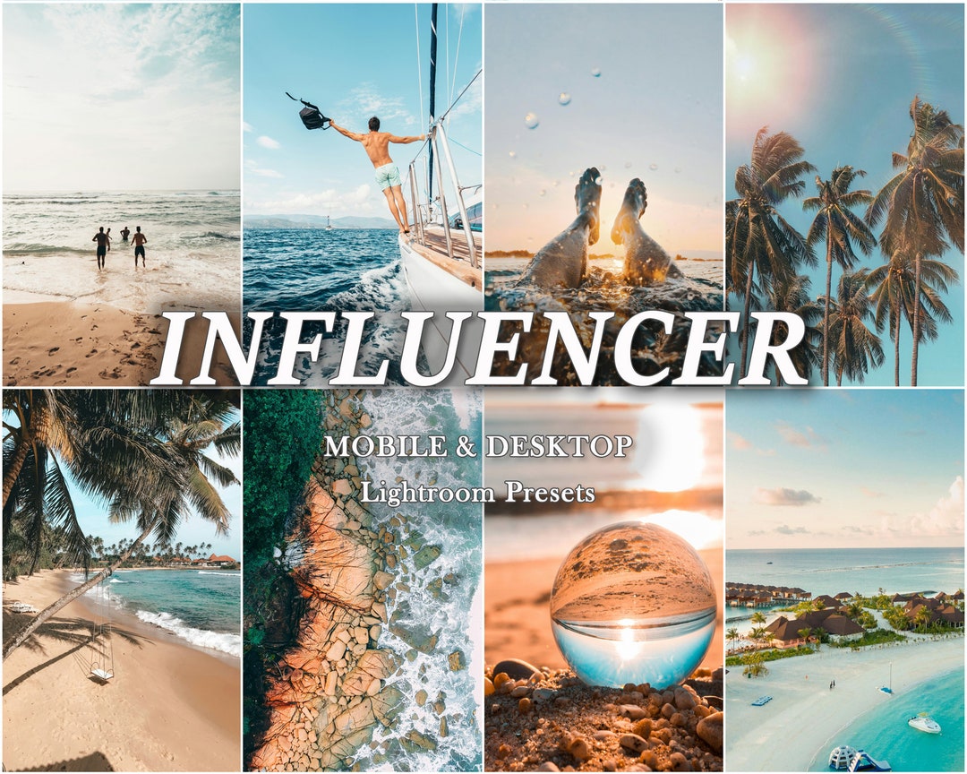 46 Influencer SUMMER PRESETS, Mobile Lightroom Presets, Beach Presets ...