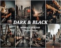 30 Urban Black Lightroom Presets, Desktop And Mobile Preset, Dark Elegant Faded Presets, Night City, Moody, City Street Urban Photography