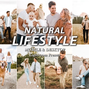 29 LIGHTROOM Presets, Natural Lifestyle Presets, Mobile Desktop Presets, Blogger Preset, Bright Clean Filter, Influencer white filter