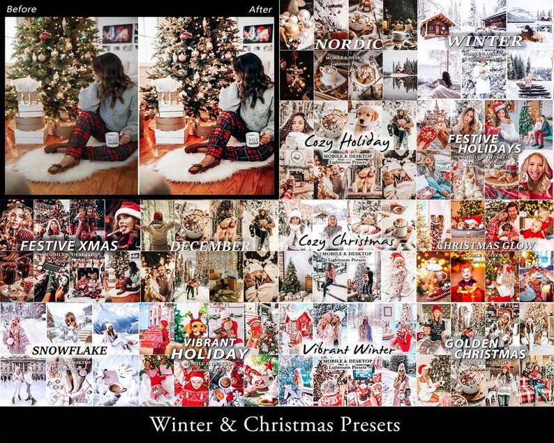 10,000+ MEGA Lightroom Preset Bundle, Mobile Presets, Vintage Photo Filters for Instagram, Cinematic Presets for Influencers, Desktop Preset image 19