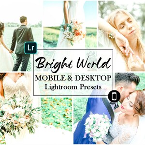 Lightroom Presets, Mobile Presets, Instagram Preset, Desktop Preset, lightroom mobile Preset - Bright World