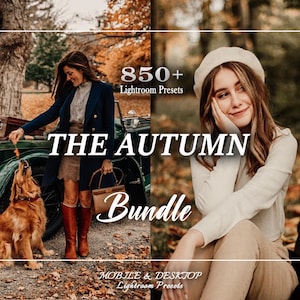 850+ HÖST Lightroom-förinställningar, höstförinställningar, mobila förinställningar, höstförinställningar, rustika förinställningar, varm bloggarförinställning, Halloween, jordnära