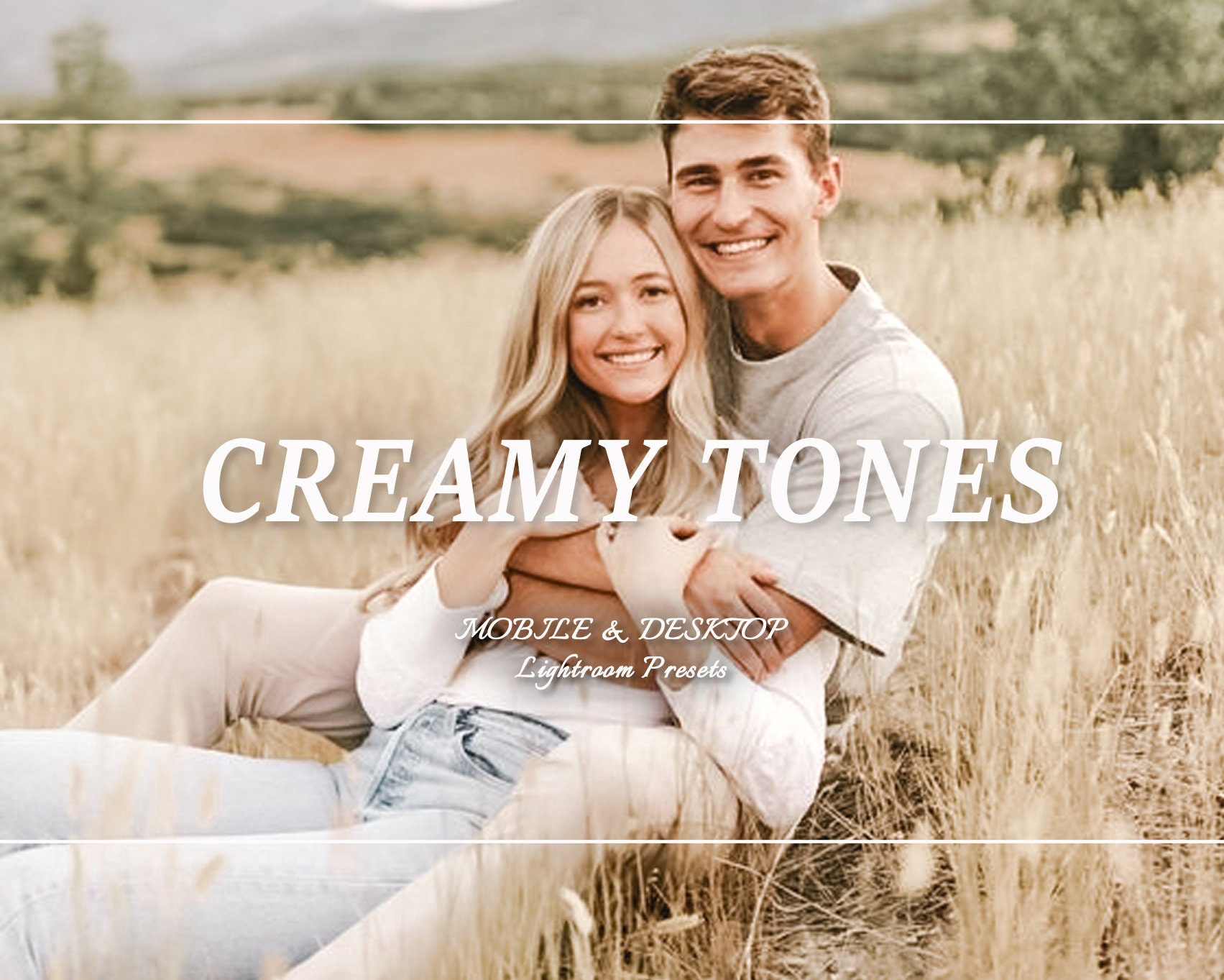 70 Creamy LIGHTROOM Presets - Bohemian soft Preset - Warm Light Presets - Mobile Preset, Desktop Preset, Bright Airy, Boho, Instagram filter