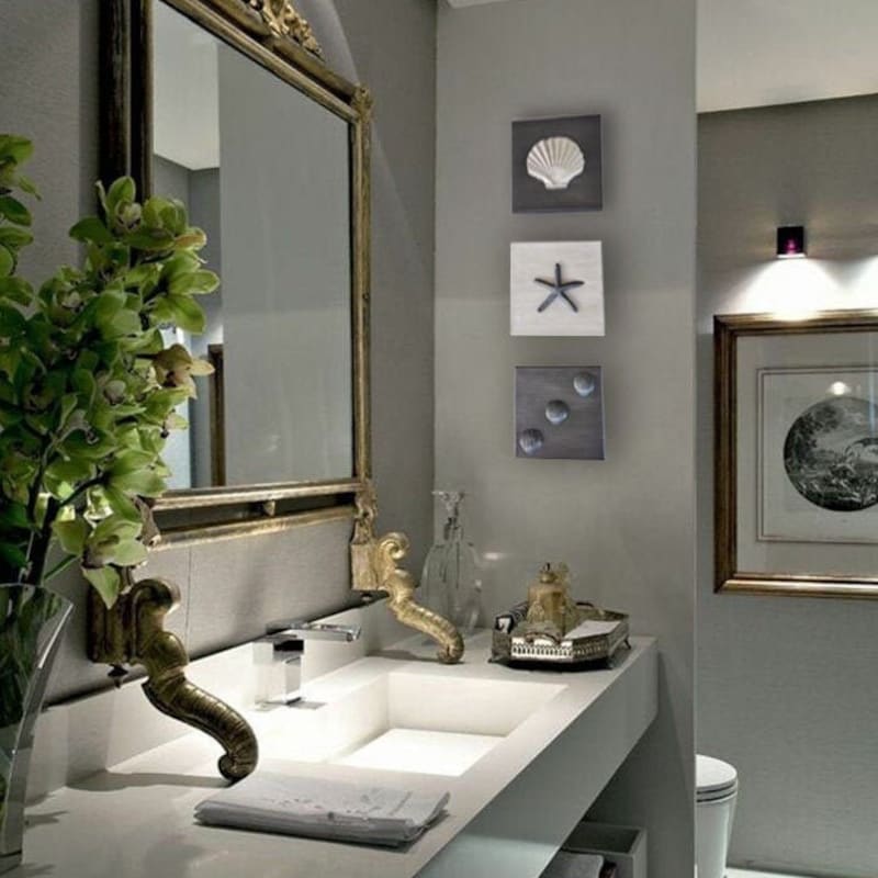 Gray Bathroom Decor - Etsy