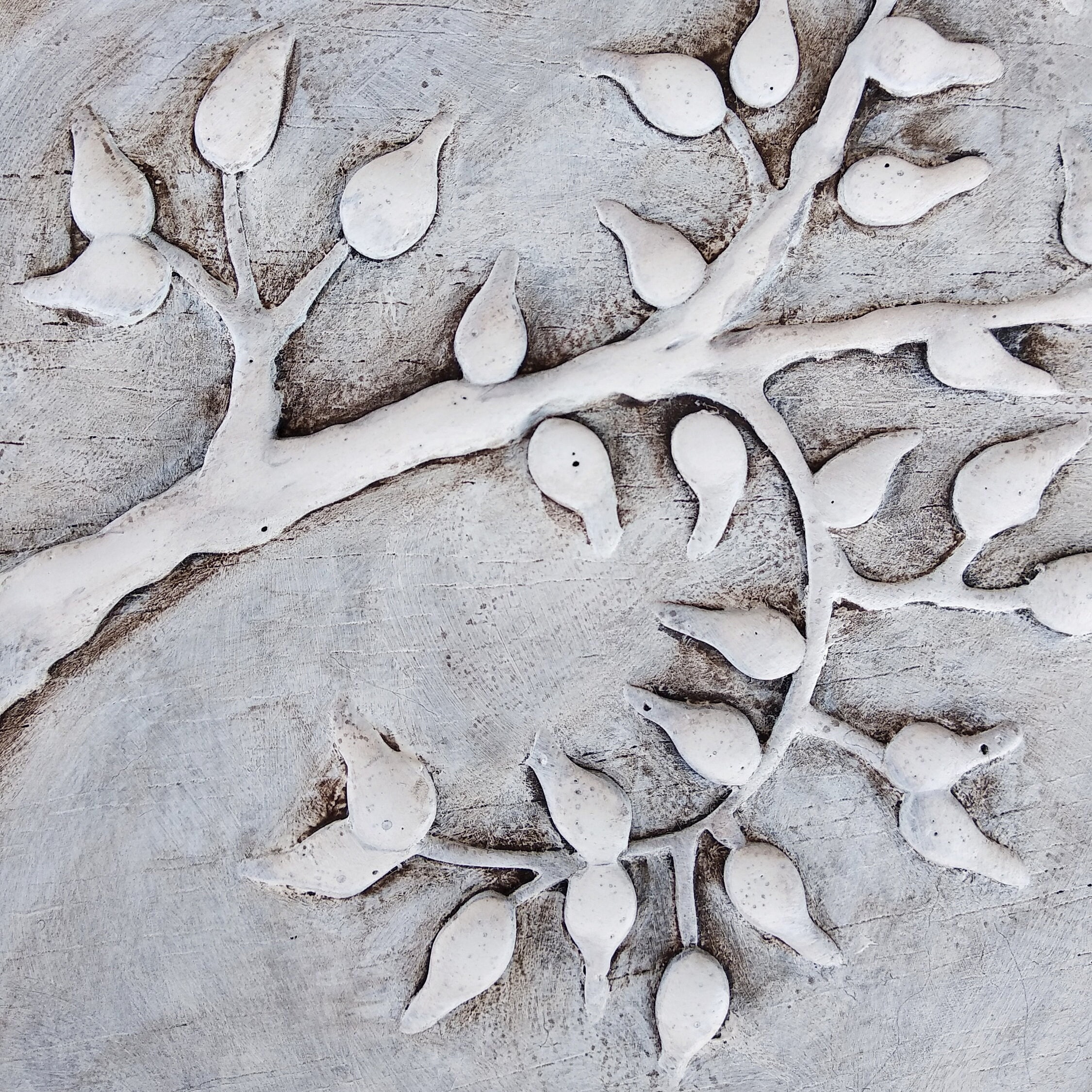 Plaster of Paris Carving – Tree of Life – VarTOONS – Varun's Art