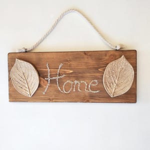 Letrero decorativo rústico de madera, cartel ornamental para la entrada recibidor, regalo para la nueva casa de campo de amigos