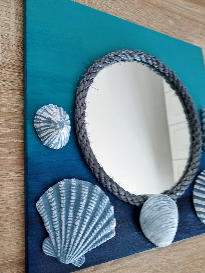 Espejo decorativo náutico color mar decoración de pared | Etsy