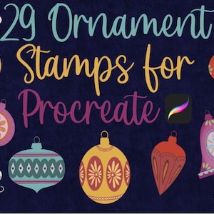 29 Ornament Stamps for Procreate