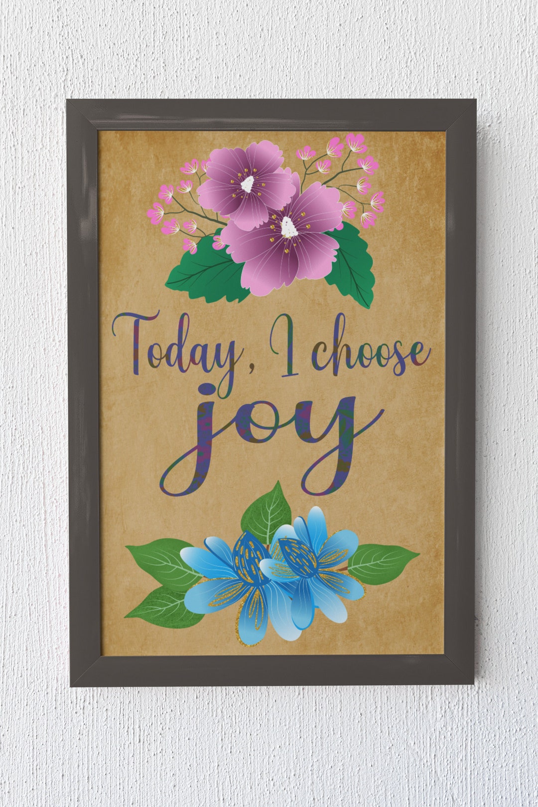 Joy Message Today, I Choose Joy Positive Message Download - Etsy