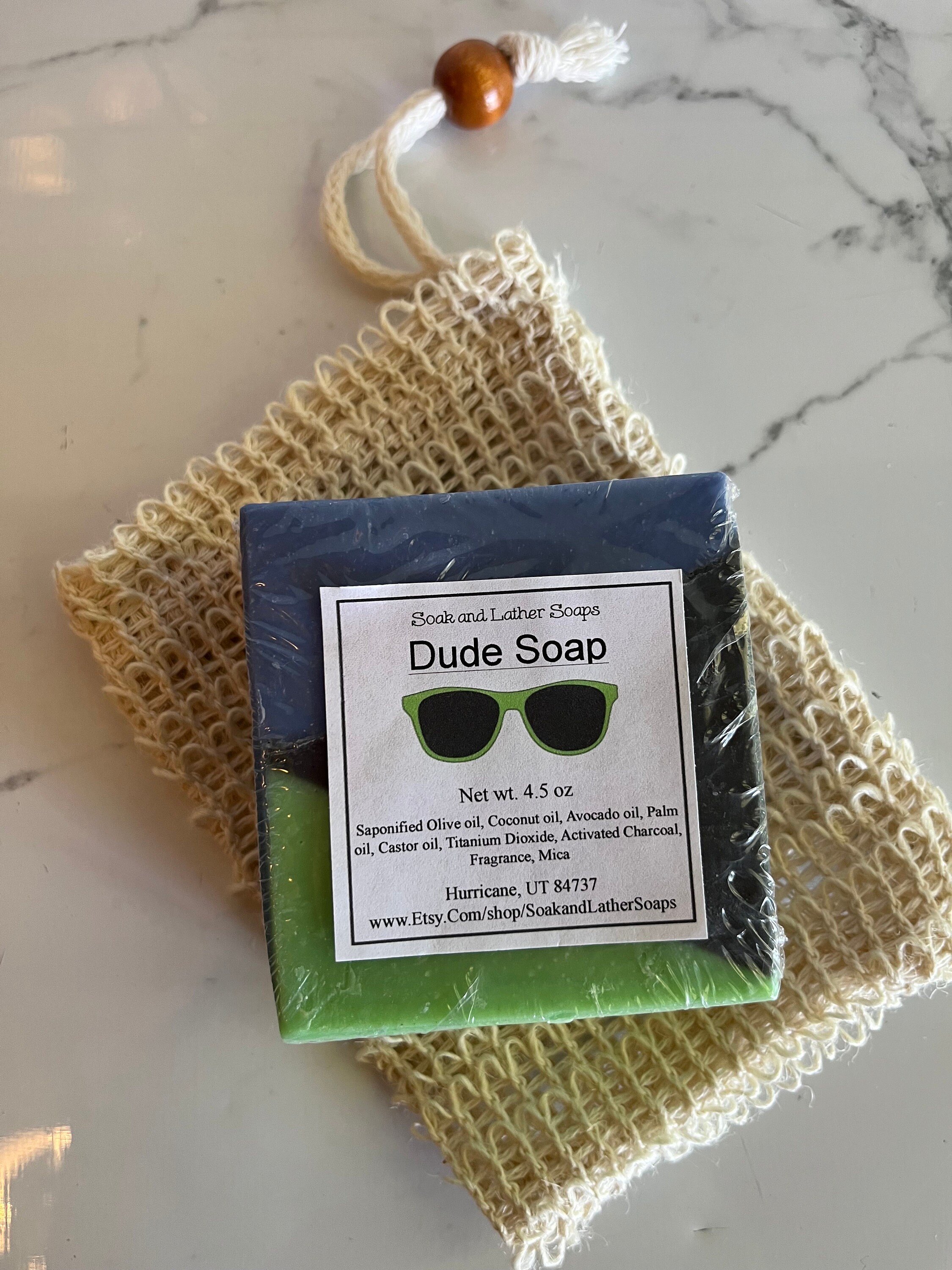 The Dude Soap Peppermint, Amber, Bourbon, Mechanic, Gardeners Soap