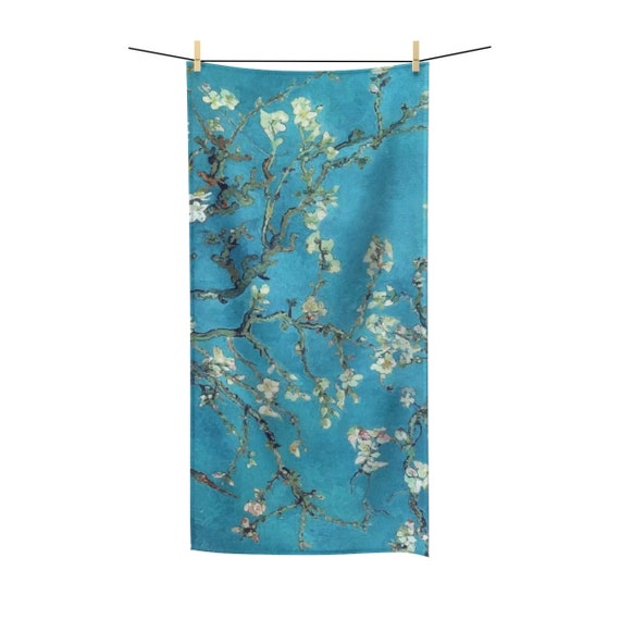 Almond Blossoms, Bath Towel, Vintage Painting, Van Gogh 1890