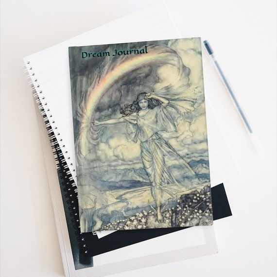 Iris And Artemis Hardcover Dream Journal, Ruled Line, Arthur Rackham, Greek Mythology