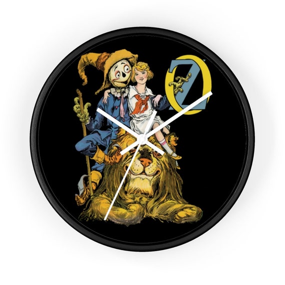 Dorothy, The Scarecrow & The Cowardly Lion, 10" Wall Clock, Wizard Of Oz