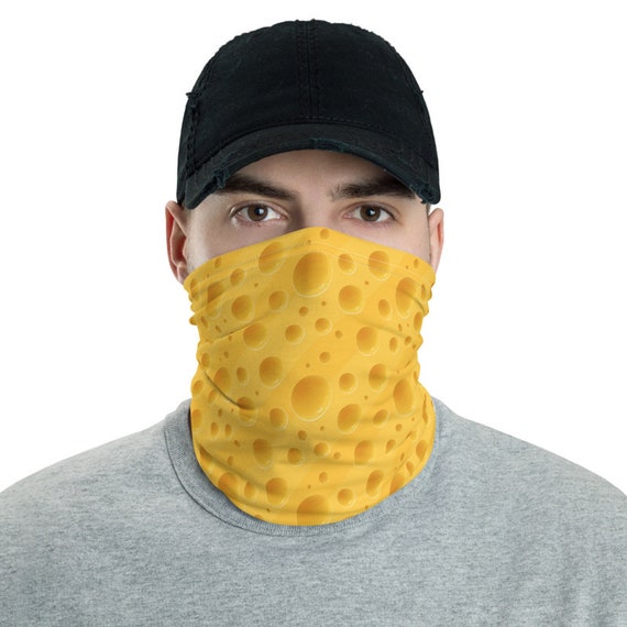 Cheese Neck Gaiter, Green Bay Packers Fan, Great Gift For Your Favorite Cheesehead, Headband, Bandana