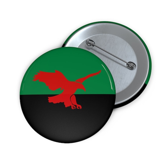 House Atreides v2, 2" Pin Button, Inspired From Dune, Cosplay, Red Hawk, Banner