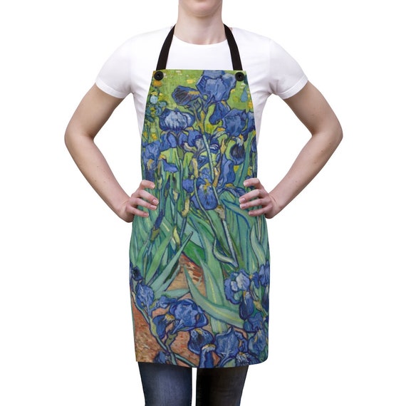 Irises Kitchen Apron, Vincent Van Gogh