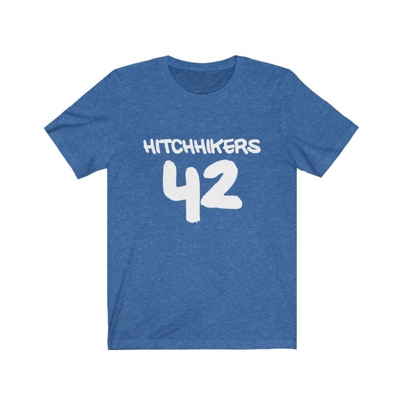 Number 42 Heather Bella+Canvas Soft T-shirt, Inspired from Hitchhiker's Guide to The Galaxy