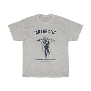 Maglietta &quot;Antarctica Adventurer&quot;: maglietta unisex in cotone ispirata al vintage