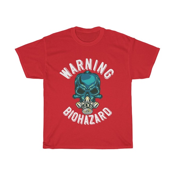 Warning Biohazard, Unisex Heavy Cotton T-Shirt