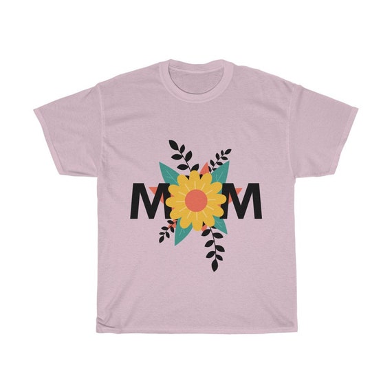 Mom Flower, 100% Cotton T-Shirt, Mother's Day