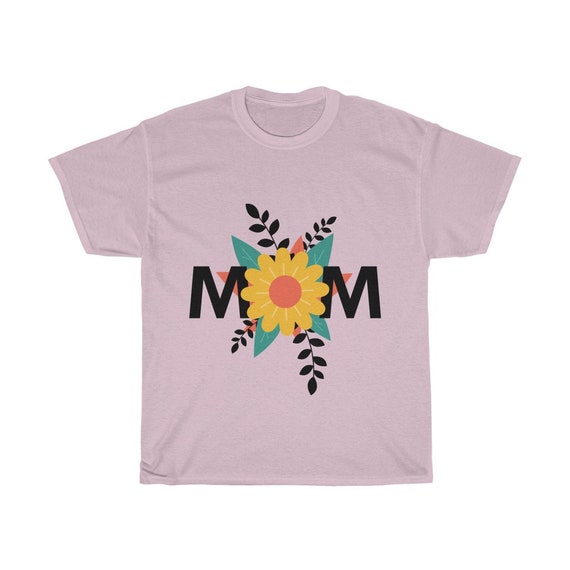 Mom Flower, 100% Cotton T-Shirt, Mother's Day