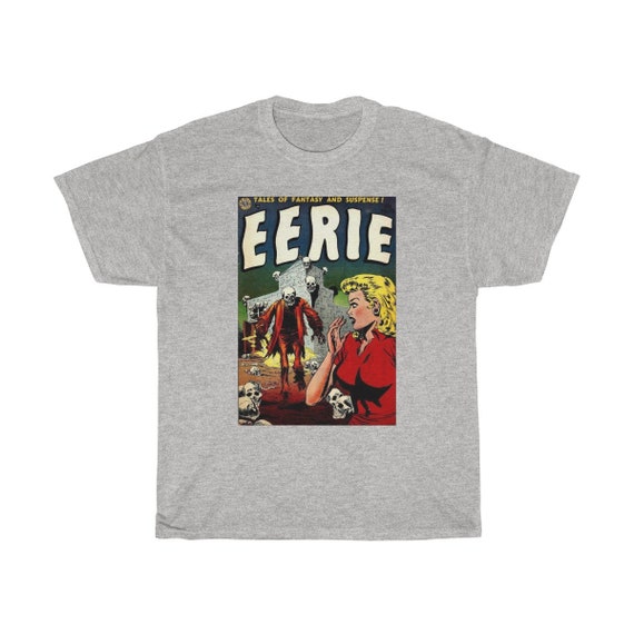 Eerie Comics - Heavy Cotton Tee - Vintage Horror Comic Cover