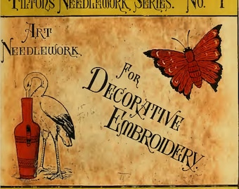 Nearly Free Vintage Embroidery Books (Vol 1), Digital Download, PDF Files, 7 Books for 99 cents. That's less than 15 cents each!