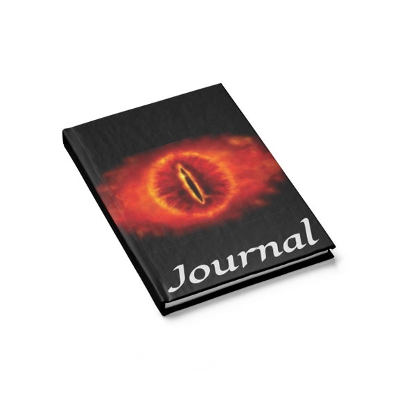 Eye Of Sauron, Hardcover Journal, Ruled Line, Lord Of The Rings Inspired, Notebook