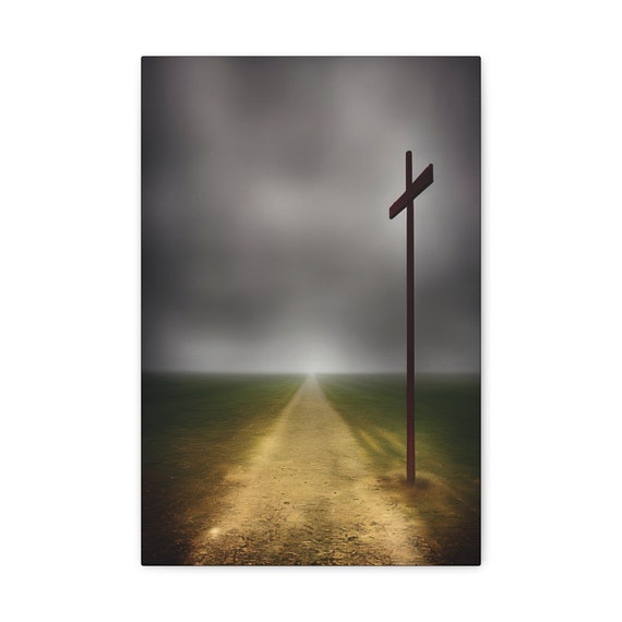 The Path, Canvas Print, Faith, Spirituality, Religion, Christian, Christianity, Guidance